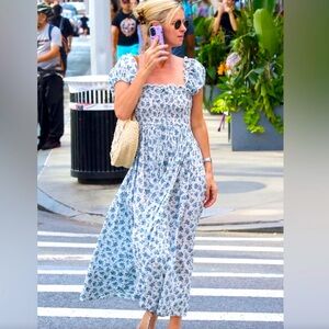 Dôen Stanza Dress in Songbird Toile. Size M